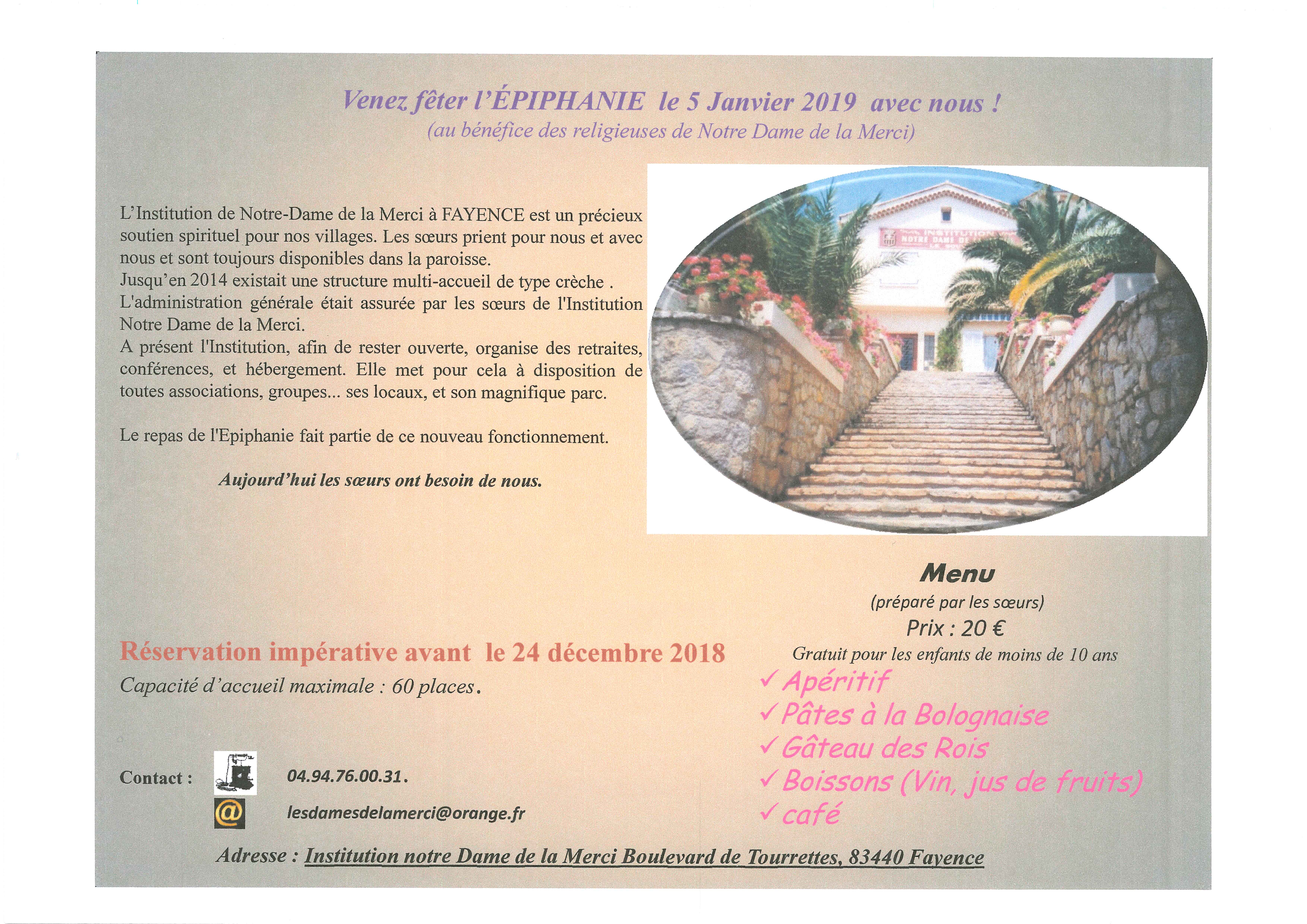 Épiphanie Notre Dame de la Merci